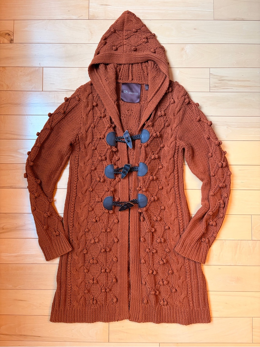 525 America Hooded Toggle Sweater